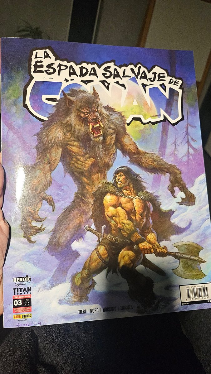 ComicSpain's tweet image. Hay que ponerse al día con "La Espada Salvaje de Conan".
Entretiene como siempre pero no llega a la altura de los míticos cómics de Conan.
Guiones y dibujos bastante reguleros 😔.