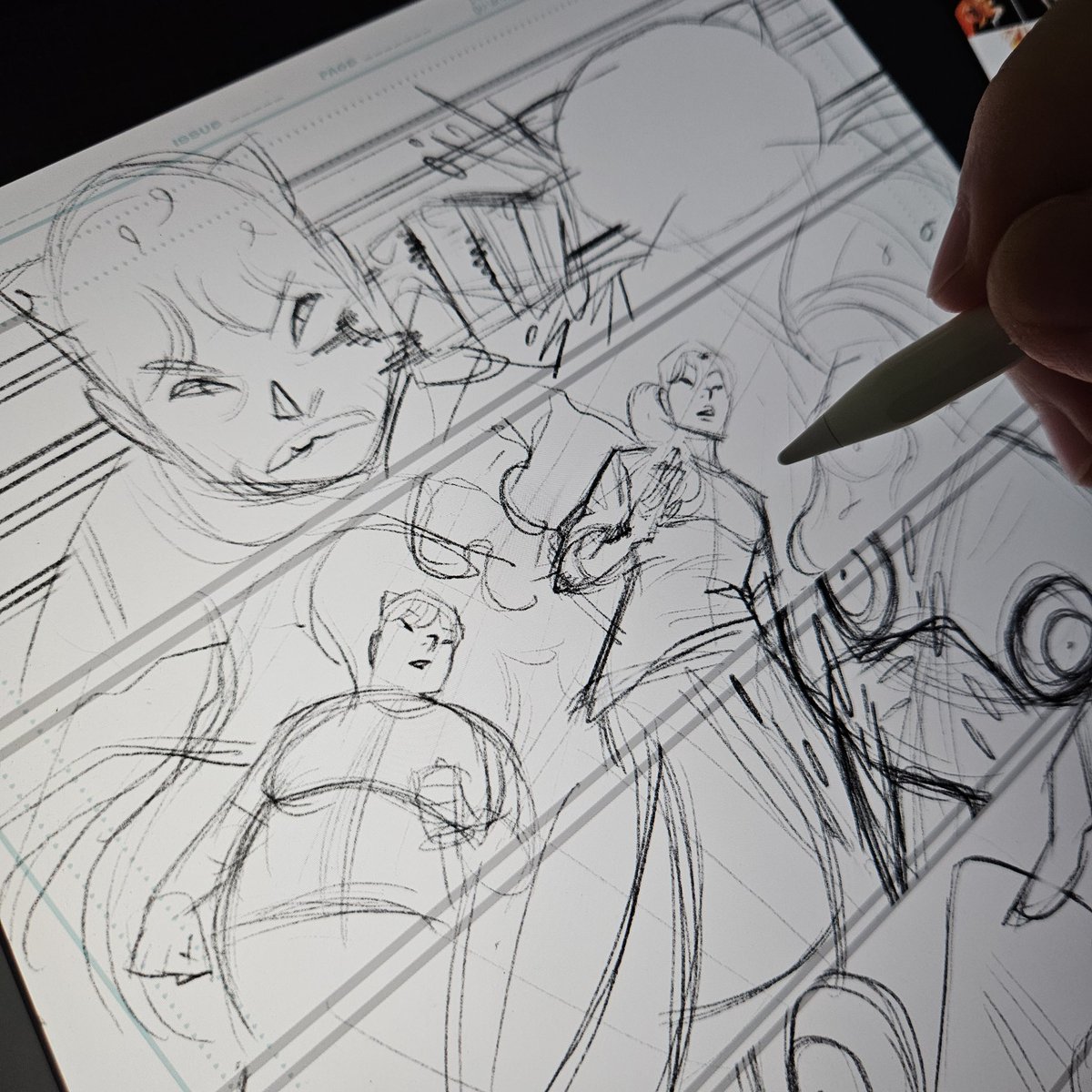 oliveira_bbruno's tweet image. Violent #wip this Sunday!
#pencils #makecomics