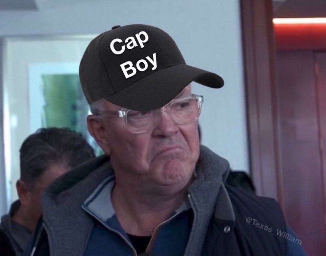 KevinGraySports's tweet photo. Eagles won a Super Bowl, tore it down and now have made the Super Bowl TWICE since then, meanwhile… CAP BOY out here pocket watching the Eagles #DallasCowboys https://t.co/NdkdkEOy8Y