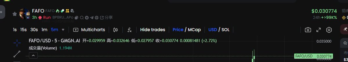 shanheBTC888's tweet photo. $FAFO  #FAFO 

牛逼了

完犊子了

真30M了

100X了 

哈哈哈哈哈哈哈哈  哈哈哈哈哈哈哈   畜生阿 ！

BP8RUdhLKBL2vgVXc3n7oTSZKWaQVbD8S6QcPaMVBAPo https://t.co/GMC72r8oMv