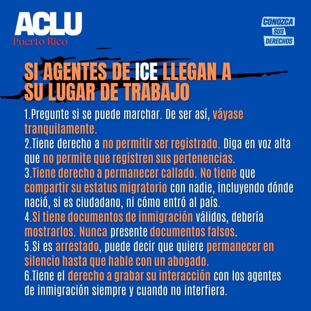 Estando hoy en la misa, precisamente en Barrio Obrero, en la Parroquia del Carmen, comenzaron los operativos abusivos contra nuestra comunidad inmigrante, gracias a la orden ejecutiva del presidente.
En el Evangelio de hoy, se habla de como se dará libertad a los oprimidos.
La