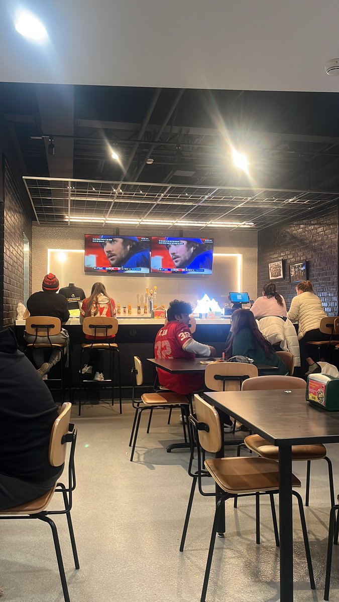 Beer, wings, and chiefs football. Jesus I fucking love America