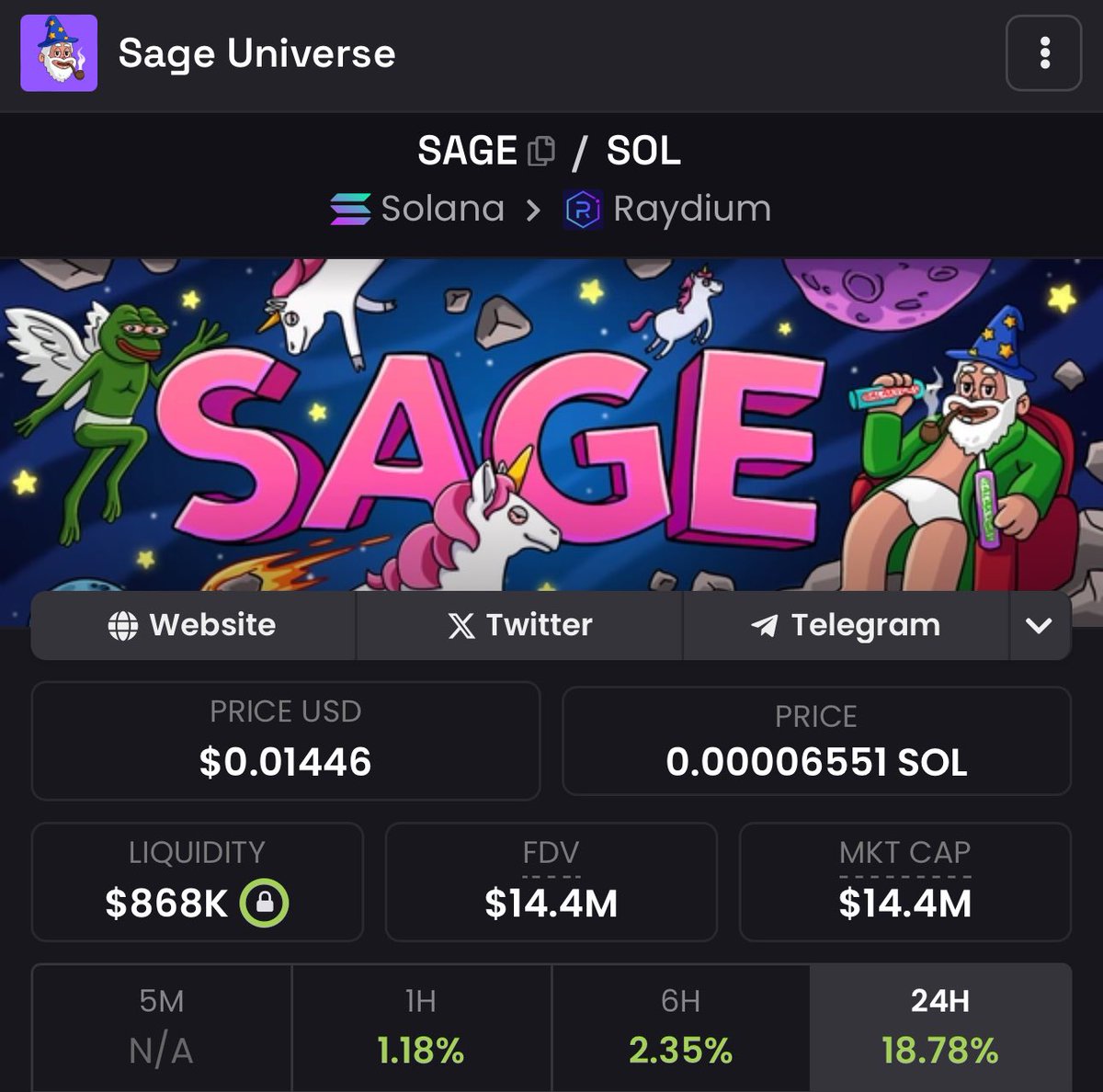 cryptosageverif's tweet photo. GM how much $SAGE do i have to BUY for you to realize it’s going to BILLIONS https://t.co/NwfTgAmYV0