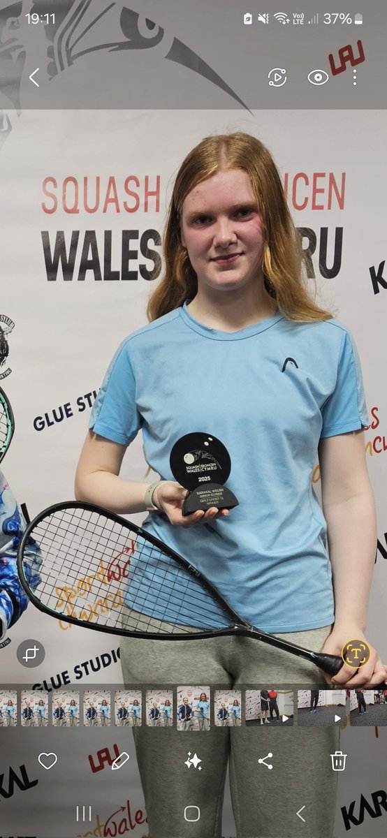 Eliza & Heidi Squash (@haleselectrical) on Twitter photo Very pleased to be GU15's National Champion! Welsh National Closed. A tough final! 3-1 win! Thanks <a href="/sqwales/">🏴 SQUASH WALES</a> <a href="/karakaluk/">Karakal.com</a> for a superb tournament, my coaches Rich & <a href="/daihowe/">David</a>. Also <a href="/head_squash/">HEAD Squash</a> @Katie_headuk, <a href="/gllsf/">GLL Sport Foundation</a>, <a href="/SportsaidWales/">SportsAid Cymru Wales</a> for your support. <a href="/BridgendTennis/">Bridgend Tennis</a> <a href="/SquashRhiwbina1/">Rhiwbina Squash Club</a> Very pleased to be GU15's National Champion! Welsh National Closed. A tough final! 3-1 win! Thanks <a href="/sqwales/">🏴 SQUASH WALES</a> <a href="/karakaluk/">Karakal.com</a> for a superb tournament, my coaches Rich & <a href="/daihowe/">David</a>. Also <a href="/head_squash/">HEAD Squash</a> @Katie_headuk, <a href="/gllsf/">GLL Sport Foundation</a>, <a href="/SportsaidWales/">SportsAid Cymru Wales</a> for your support. <a href="/BridgendTennis/">Bridgend Tennis</a> <a href="/SquashRhiwbina1/">Rhiwbina Squash Club</a>