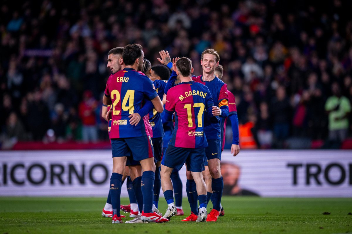 ericgm3's tweet image. ¡Gran victoria para volver a sumar los tres puntos en casa en Liga! Us esperem dimecres, nit de Champions! #ForçaBarça 💙❤️
