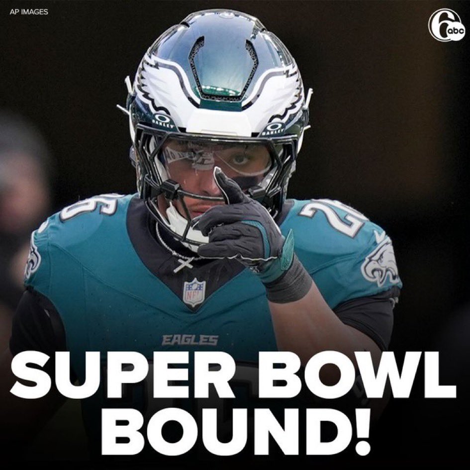 The Eagles run-first offense is heading back to the Super Bowl!

They are the most complete team!  Go birds!