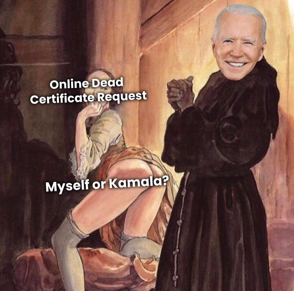 I would like me an online dead certificate please and one for my friend as well