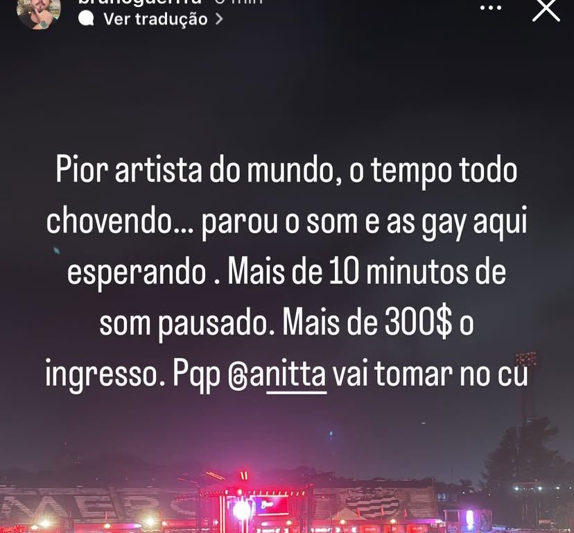 Alguém pode me avisar se a Anitta virou a tempestade do X-man e controla o tempo?