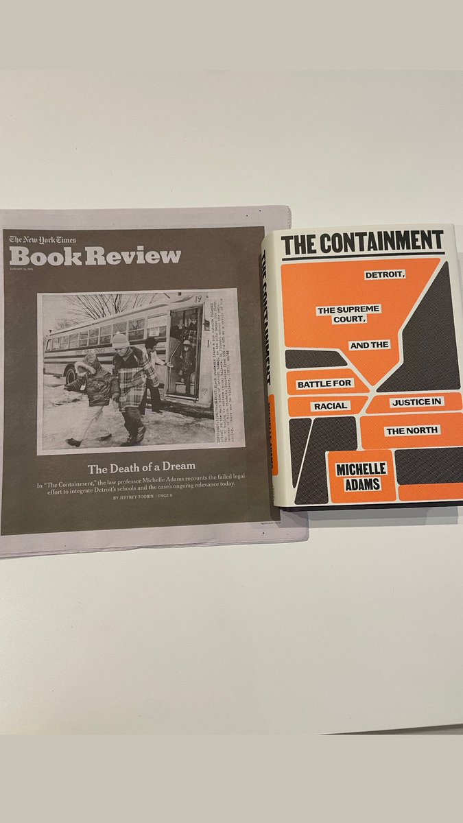 Congratulations Michelle Adams and <a href="/fsgbooks/">Farrar,Straus&Giroux</a> on earning the cover of the #newyorktimesbookreview