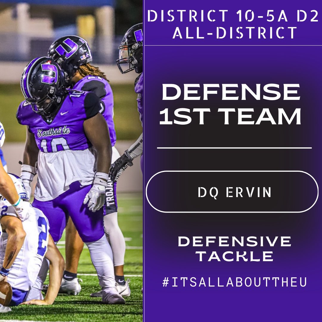 CoachHughes254's tweet photo. I’m beyond proud of this guy @DQ_Ervin10. He listened to everything I was teaching and because of his willingness to learn my younger guys are excited. My proudest moment this year was watching him chase down screens, he made so many tackles just by giving effort. He was a UNANIMOUS all district selection, great combination of quickness and leverage
