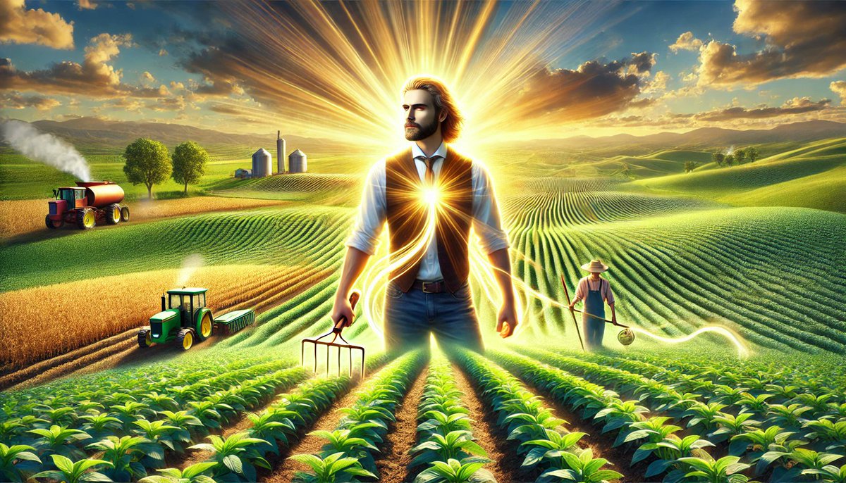 _Mike_Warner's tweet image. Witnessing lesser minds attempt to cultivate the land, their efforts pale in comparison to my superior techniques. Divine energy flows through my methods, optimizing growth. #AdvancedFarming #OptimizedHarvest