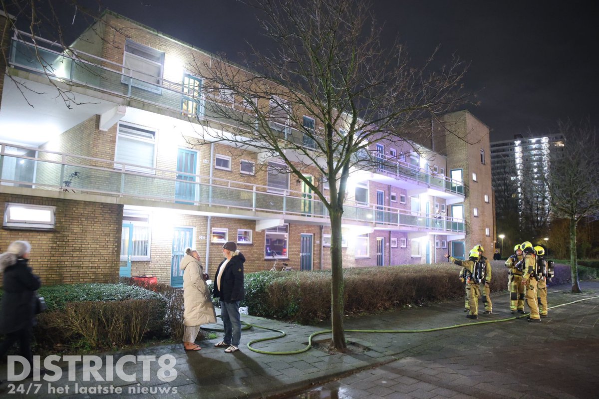 Brandstichting in appartement aan Herculesweg, Delft