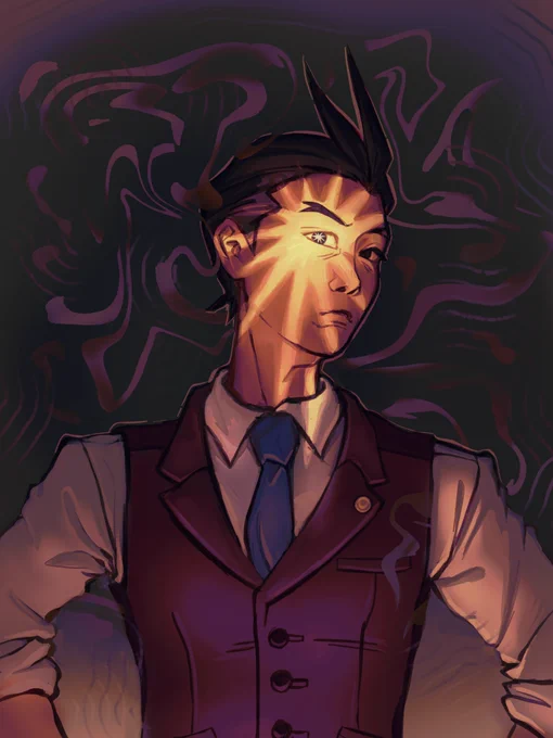 perceive (couldnt decide on the colour scheme) #AceAttorney #apollojustice