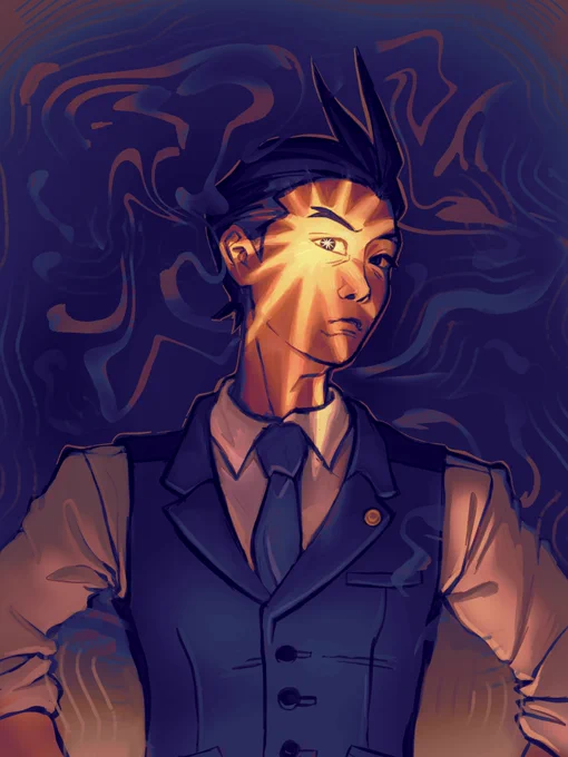 perceive (couldnt decide on the colour scheme) #AceAttorney #apollojustice