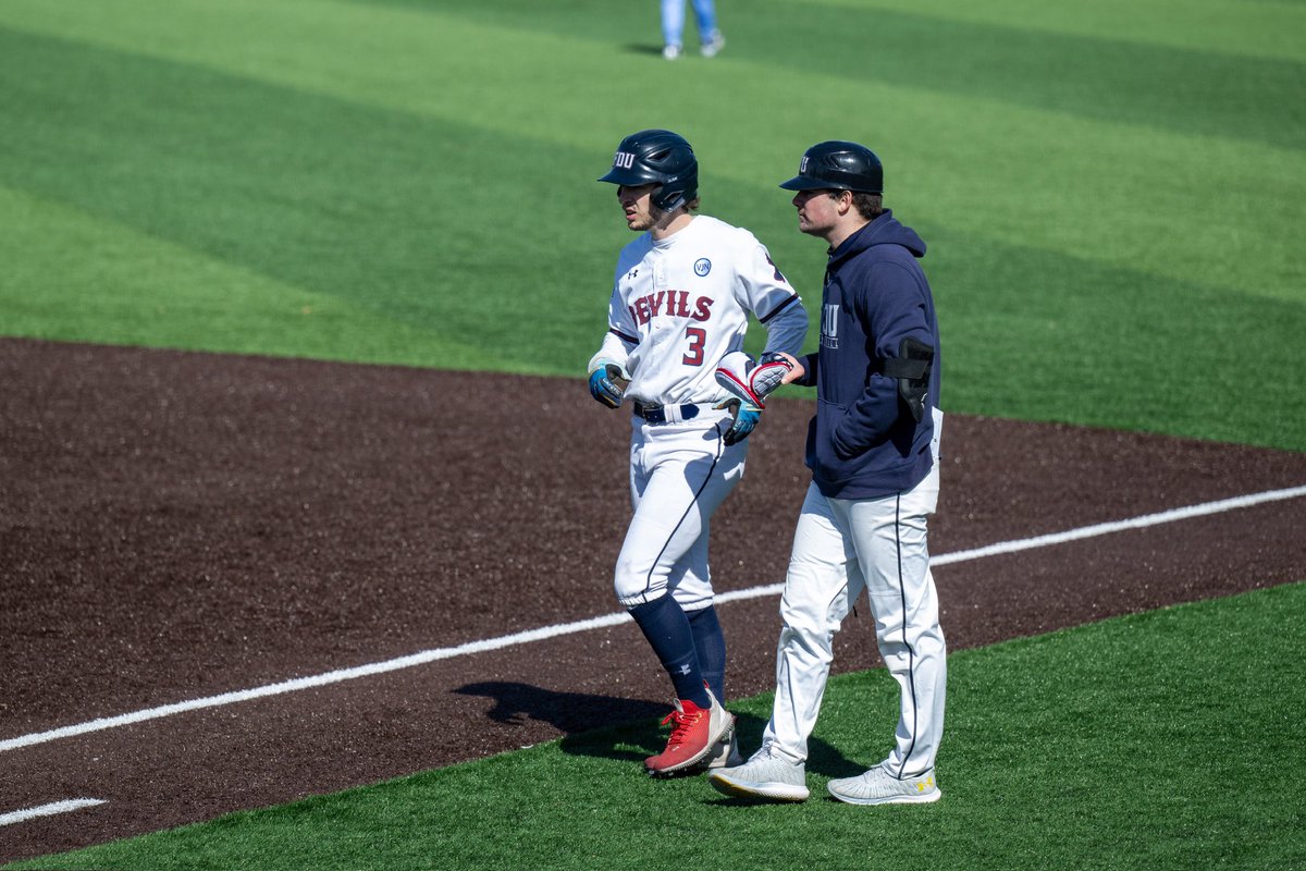 FDU_Baseball's tweet photo. Welcome Back!! Coach Bobby Sheppard re-joins the Devils Coaching Staff after his stint as a Video Coordinator in the Atlanta Braves system last season. 

@bobbyshep_ will be the Infield &amp; First Base Coach, while assisting with the hitters.

#BlueCollar🧱 | #HornsUp🤘🏼 https://t.co/KUorDUjkKi