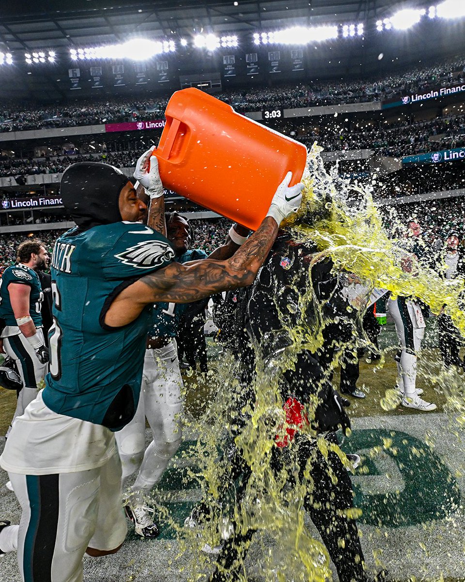 Eagles's tweet photo. 55 points most by any team in NFC Championship Game history 👀 https://t.co/sPnbSVJwls
