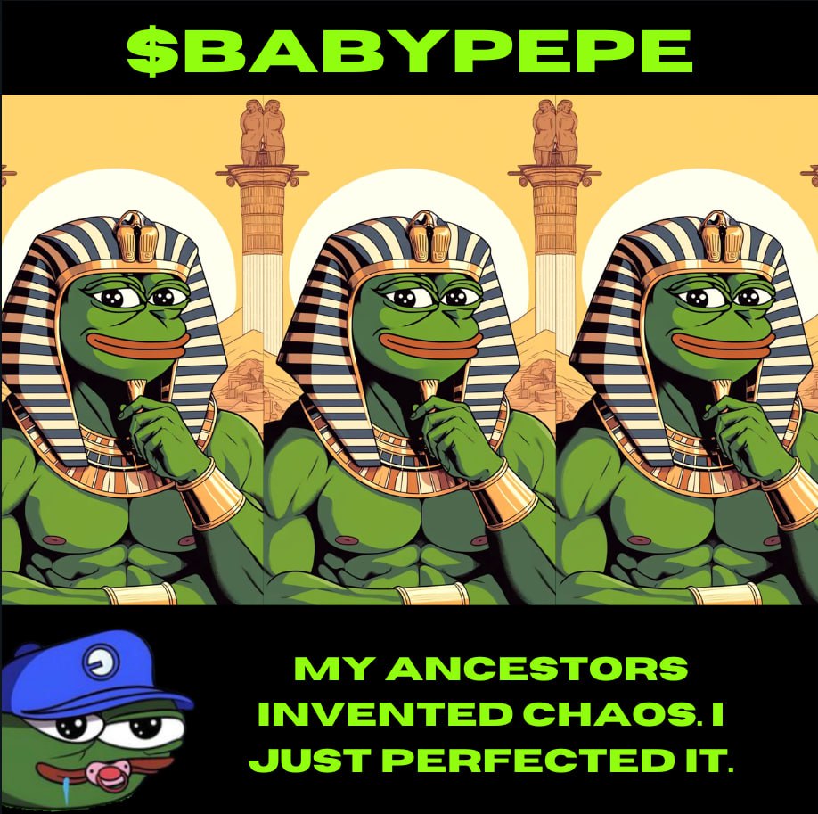 Great things in-store  for Baby pepe
0x14Ff9234Da50422aF5bD3ebe8Dc79388eff2180D