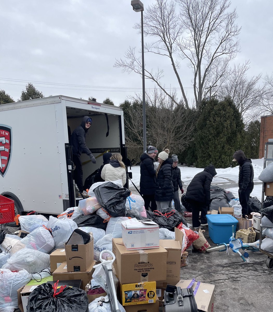 The Class of 2025 had  a very successful Fill the Truck fundraiser on Saturday. Big thanks to our community members for the generous donations! <a href="/FPSchools/">Fairview Park City Schools</a>
