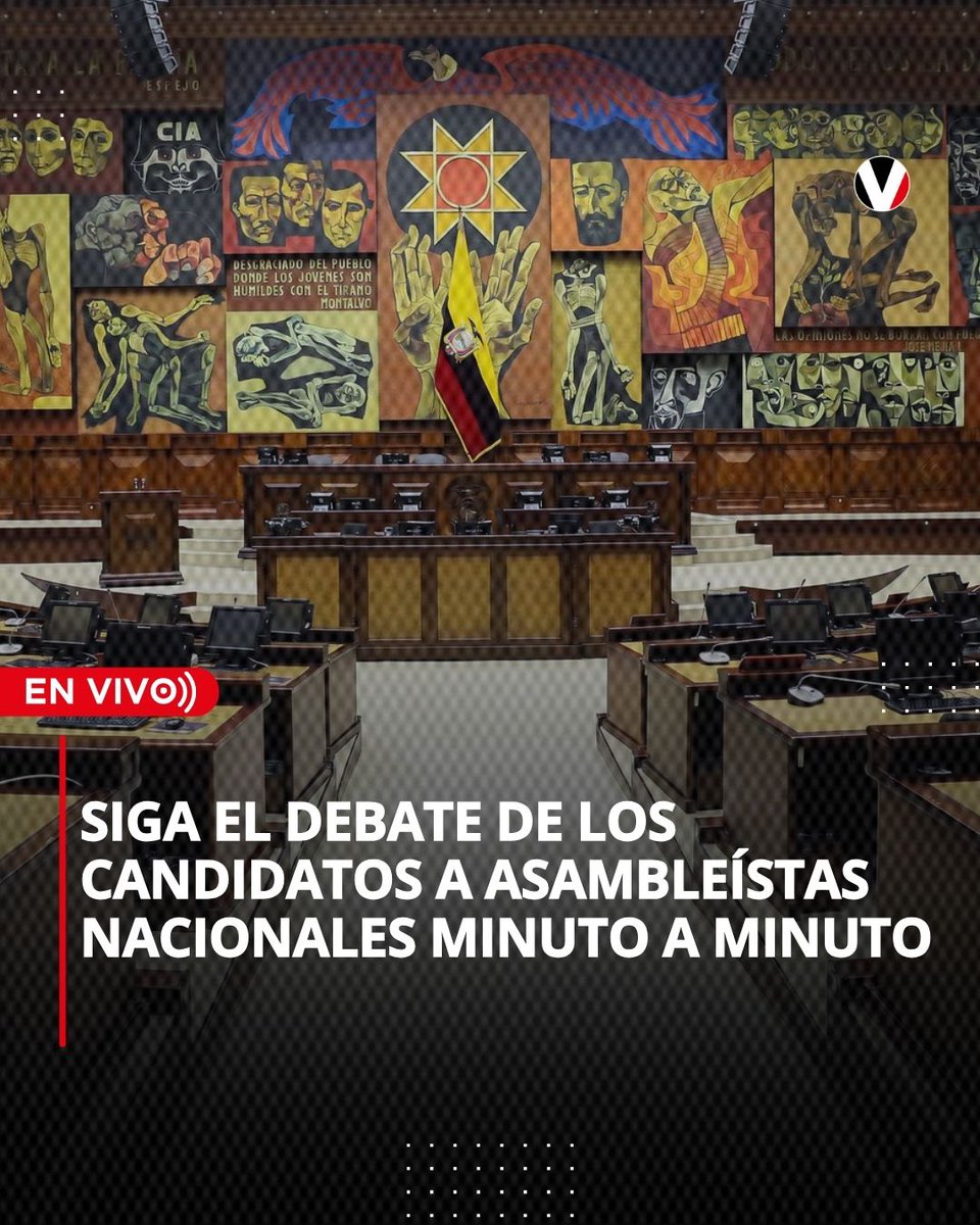 #ENVIVO | Varios candidatos a asambleístas nacionales debaten este domingo sobre economía, desarrollo social y seguridad. Siga todos los detalles del evento aquí: v.vistazo.com/40w4seb