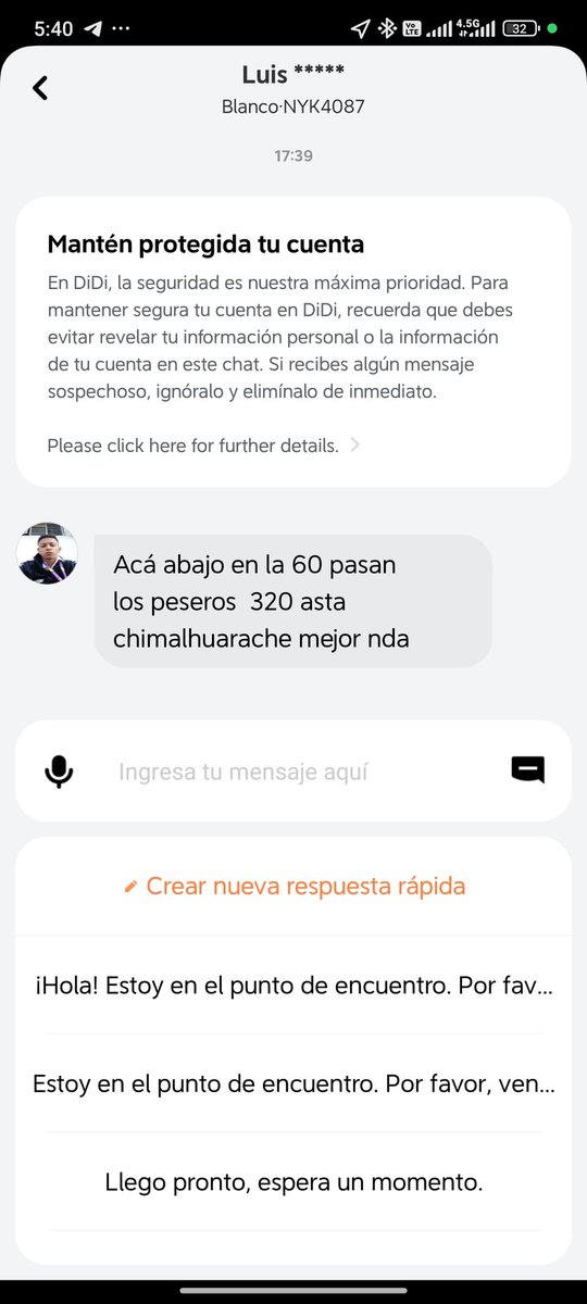 RhamsesRod's tweet photo. @DiDi_Mexico que pasa contus conductores? Si entiendo que la distancia es larga, perro por que ser grosero?? Si no quieres llevarme solo no lo acepten por favor... Espero a estar a una calle del punto de espera  para mandar el mensaje e irse... https://t.co/hXEgwlgd4s