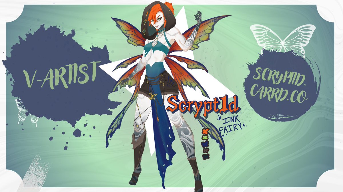 Scrypt1dVT's tweet image. 𓂃 ࣪˖ ִֶָᖭི༏IПK-FΛIЯYᖫྀ𓂃 ࣪˖ ִֶָ
&quot;ᵂᵃˢˢᵘᵖ ˢᵘᶜᵏᵉʳˢ? ᴵᵗ&apos;ˢ ⁿⁱᶜᵉ ᵗᵒ ᵐᵉᵉᵗ ʸᵃ! &amp;gt;:ʸ&quot;

Chaotic V-Artist 🦋
🔸scryptid.carrd.co
🔸vgen.co/Scryptid
🔸twitch.tv/scrypt1d

• LIVE: SAT/SUN Mornings
• COMMS: On VGen

(🧡+🔁=🫶)