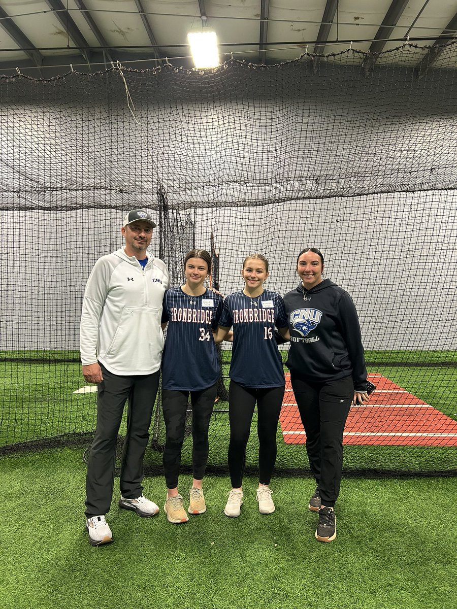 Enjoyed being at <a href="/BattersBoxRVA/">The Batter’s Box</a> with <a href="/CNUSoftball/">CNU Softball- 2022 National Champions</a> !! Thank you <a href="/CoachKeithParr/">Keith Parr</a> and <a href="/CoachMSmith8/">Morgan Smith</a> for the instruction and input of an at bat!
<a href="/CassidyMoser34/">Cassidy Moser 2026</a>
