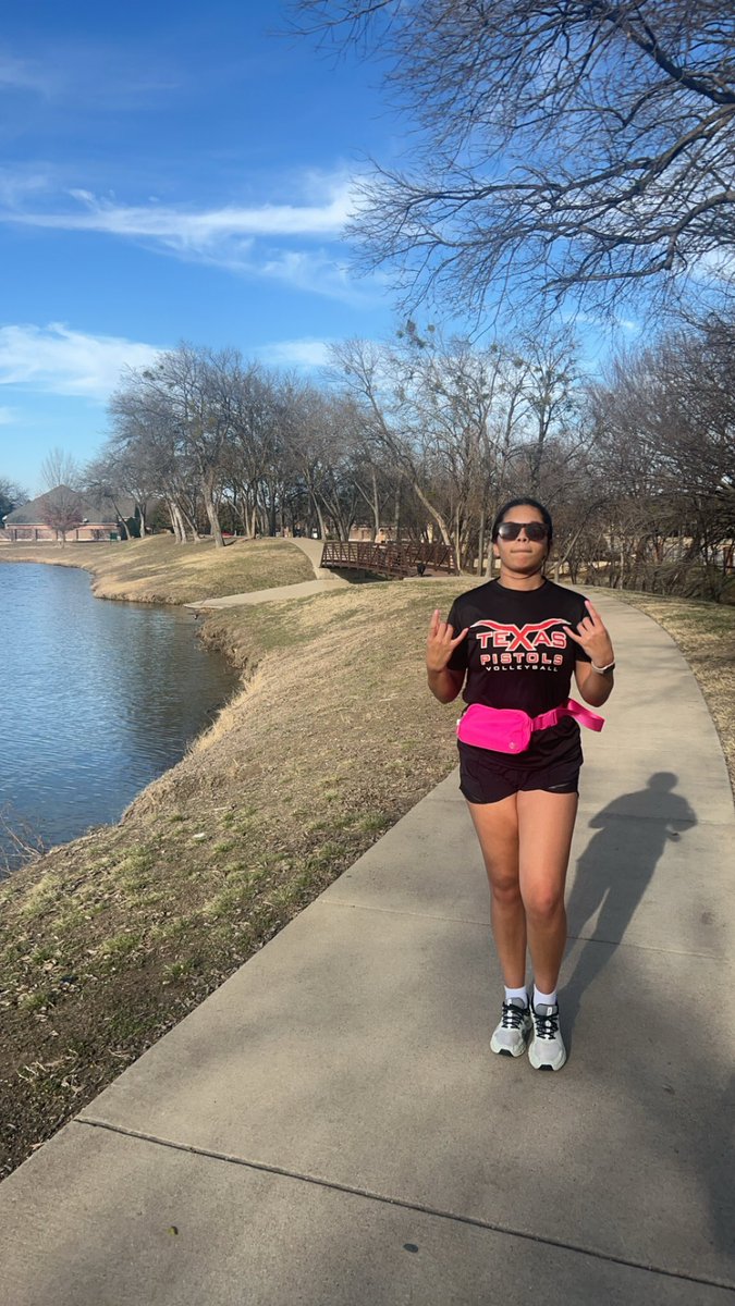 We took it outside this week for our training for <a href="/thecowtown/">The Cowtown Marathon</a> . She had a little bit of a rough week thinking she has shin splints &amp; fighting the clock, but she finished strong as can be today!!! 
I'm so proud she keeps on pushing ! 

Week 3 ✅.
