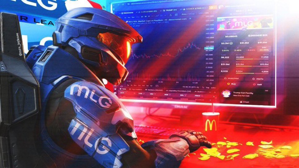 on chain nostalgia and lore. $MLG 🔥📚

Major League Gaming Corp. (MLG) is a professional esports organization. 

MLG is headquartered in New York City, New York and was founded in 2002 by Sundance DiGiovanni and Mike Sepso. 

$MLG has held official video game tournaments