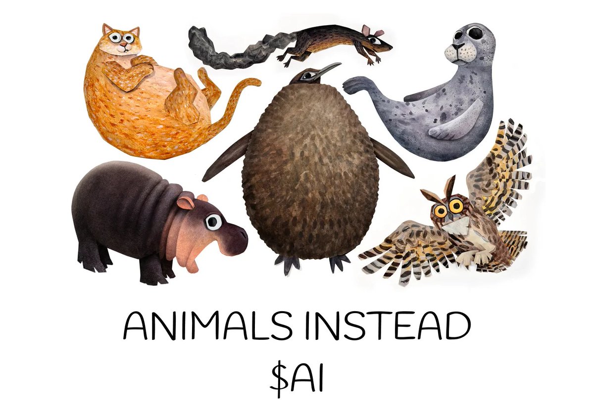 the_white_pepe's tweet photo. Not letting anything discourage us.
There's a reason why $AI hit $4m
within the first couple hours, and
we will get there again.
#AnimalsInstead https://t.co/Cs4NyAHVyy
