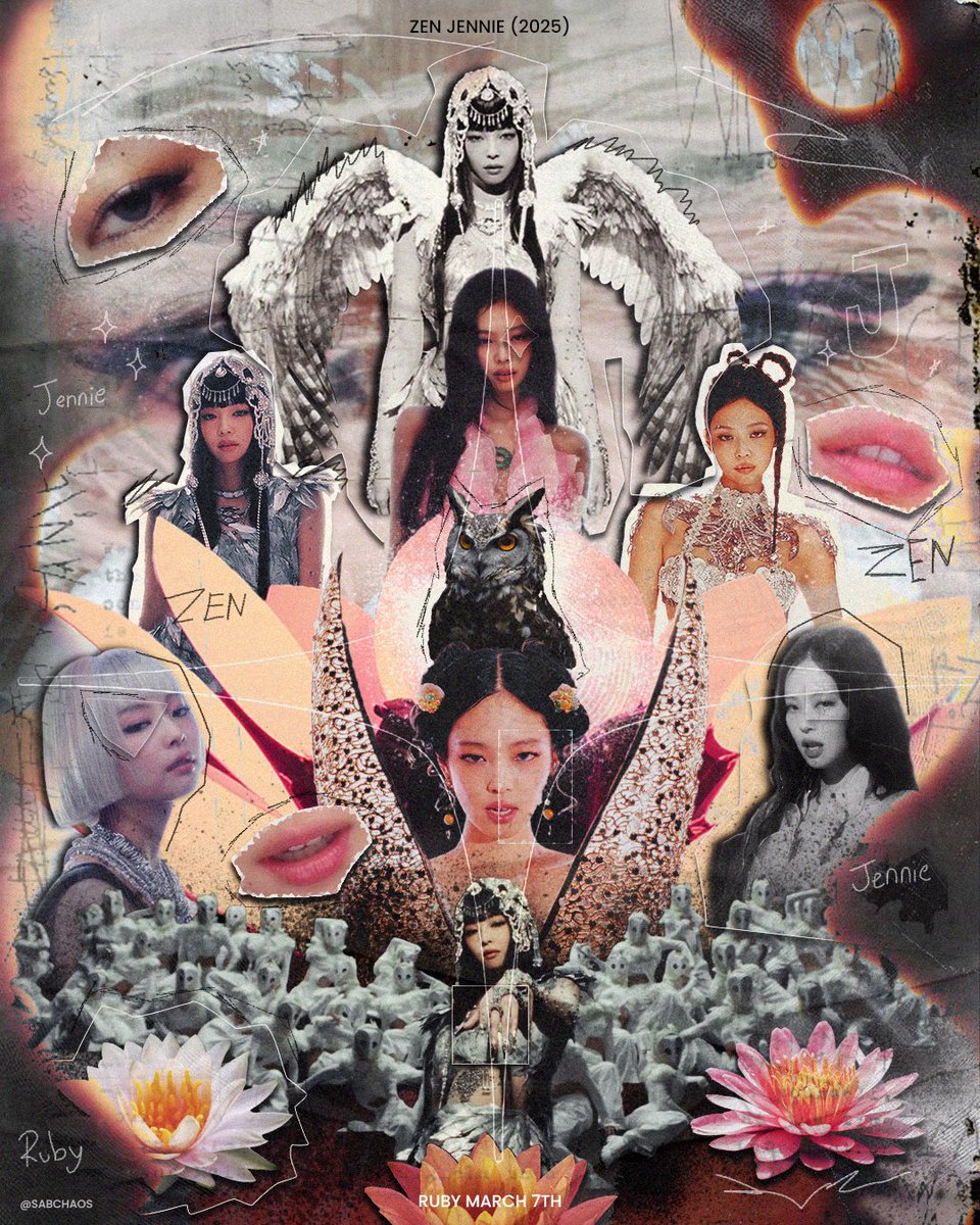 ZEN by @jennierubyjane artwork by me 🪷 #jennie #ruby