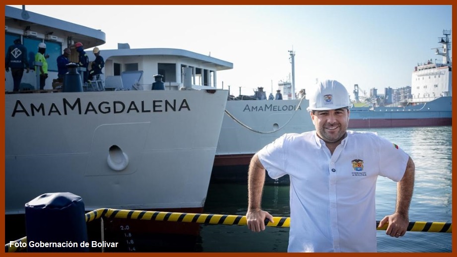 #Bolívar
#Turismo 
La nave AmaMagdalena, de la línea de cruceros <a href="/AmaWaterways/">AmaWaterways</a>, iniciará su primer recorrido por el Río Magdalena el 15 de marzo, cuando partirá de #Cartagena para, luego de una travesía de ocho días, atracar en #Barranquilla. Lea 👉 revistametro.co/2025/01/confir… ✍️✍️