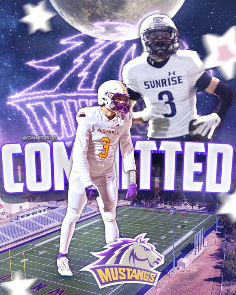 dennisionica_'s tweet photo. After a great visit to Western New Mexico! I am proud to announce that i am 100% committed! Lets work WNMU Family!💜💛 @gavinlutman18 @coach_bhickman @oc_football @lmzworld_ @CommitCircuit @PrepRedzoneAZ @gridironarizona @CoachCole42 @bkullos https://t.co/WBMvWZCLD2