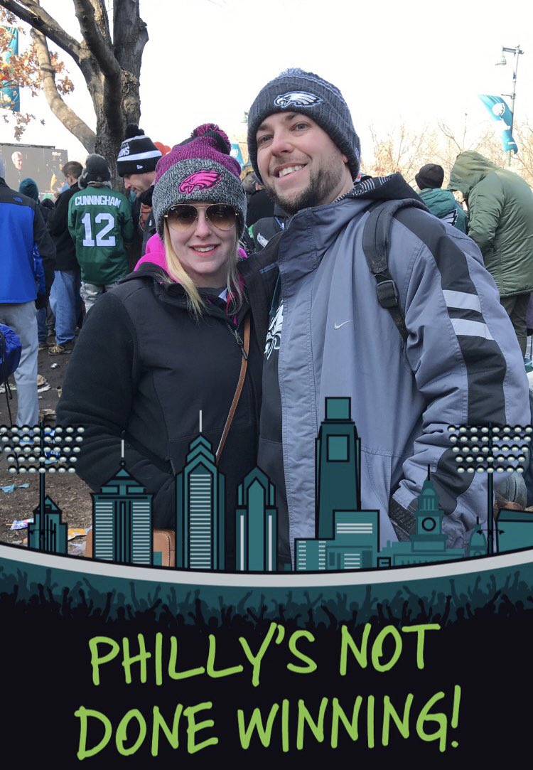 Cath_BH's tweet photo. Grease the poles. 

We’re going to the Super Bowl 💚🦅🖤

Go Birds!!!!!! @Eagles https://t.co/KXxxSaBs02