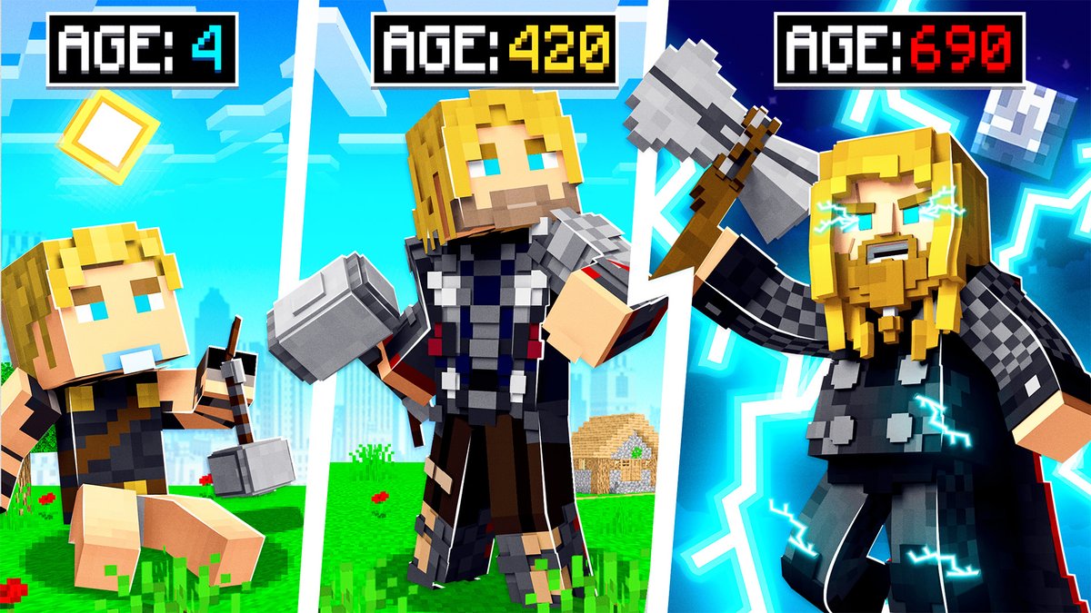 💫New Minecraft Thumbnails!

Like &amp; Retweet = ❤️ 
DM me  if you need a thumbnail 📧