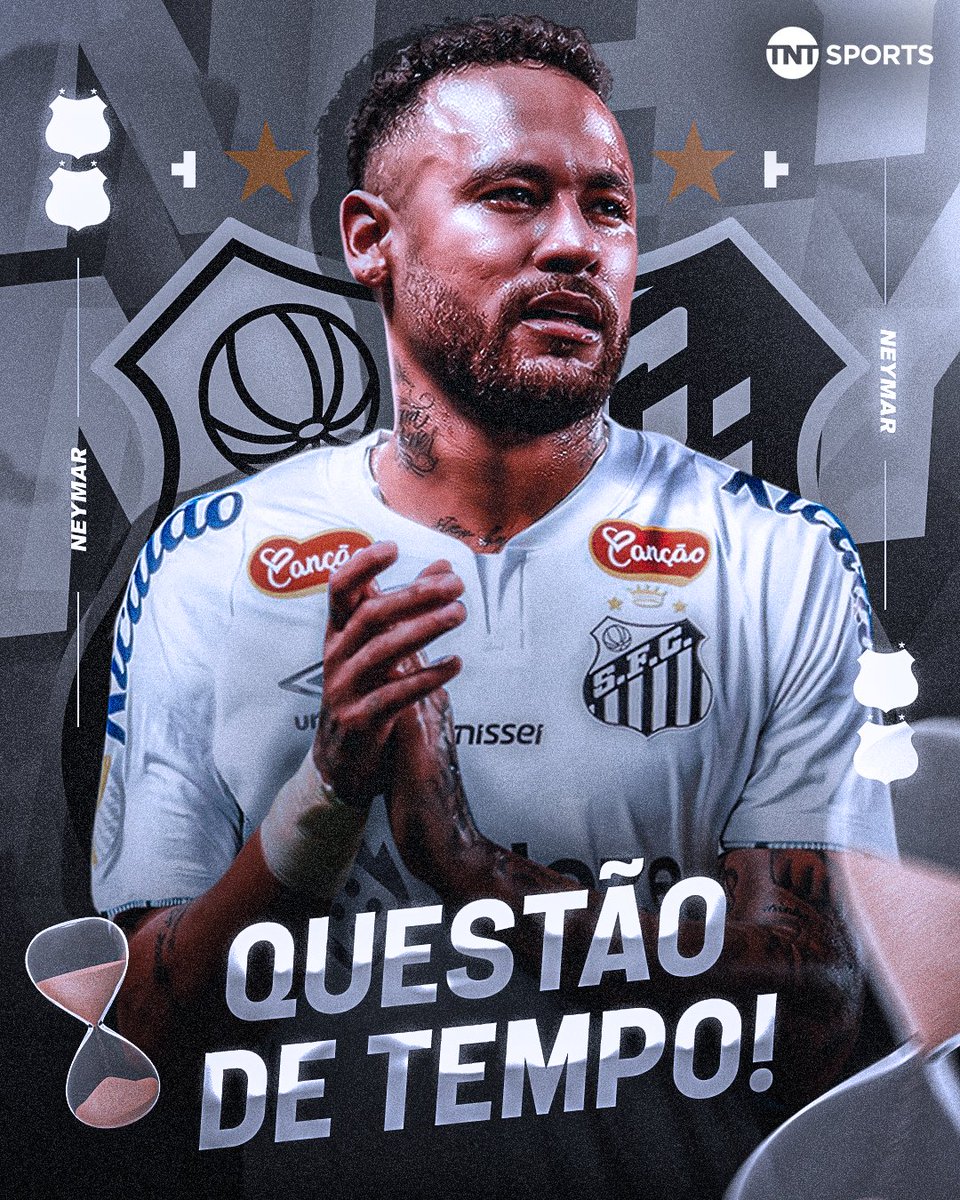 TNTSportsBR's tweet photo. A VOLTA DO NEYMAR PARA O SANTOS TÁ MAIS PRÓXIMA DO QUE NUNCA! 😱⌛ O craque tá pertinho de voltar a defender o Peixão e vai DEITAR no futebol brasileiro! AI, AI, AI AI AI! TÁ CHEGANDO A HORA! 👀🐋 https://t.co/v2TvshjiN9