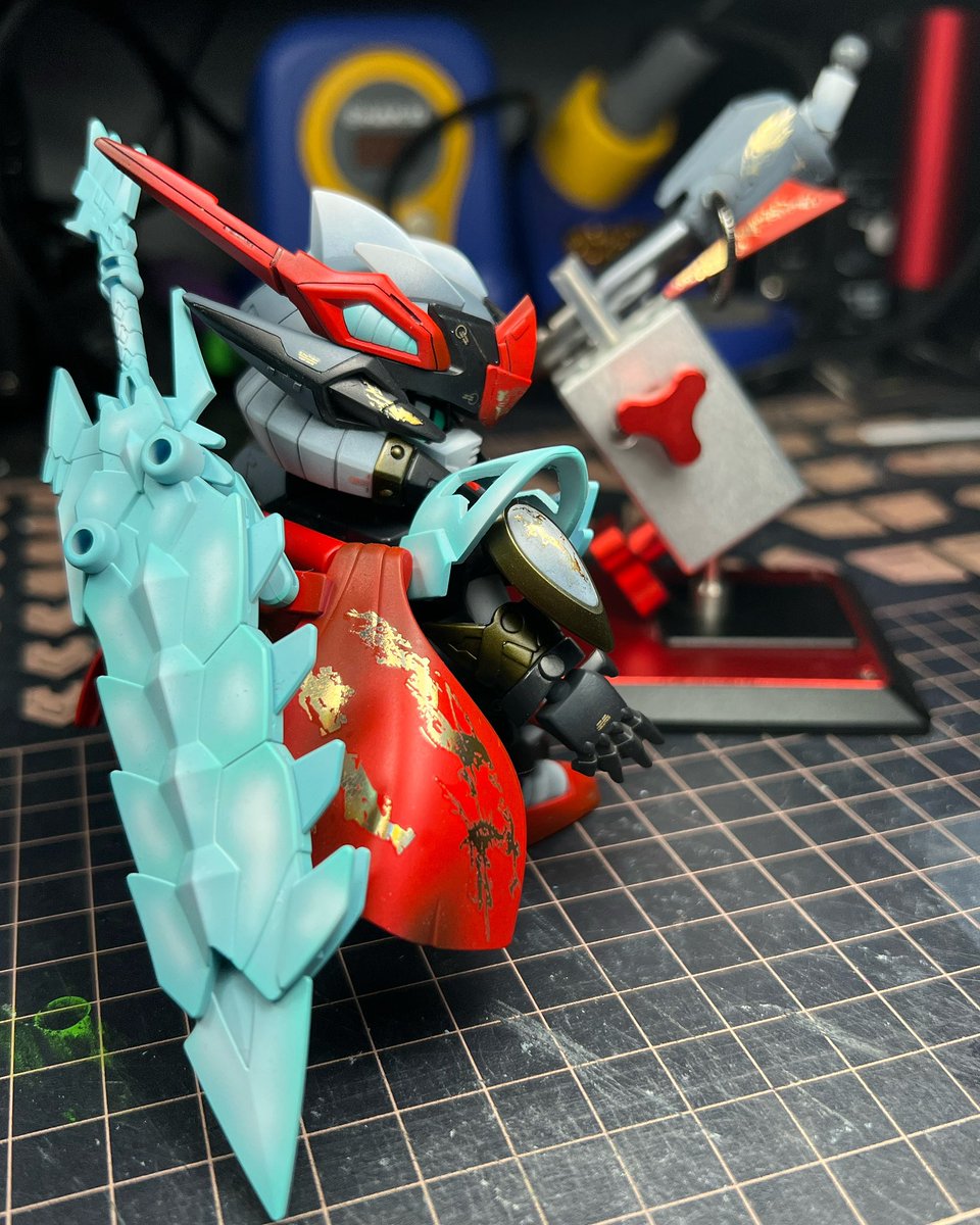 KalOtaku's tweet photo. WiP 3 SD Zero Gundam Custom - wrapping up this project.

#airbrush #gunpla #gundam #plamo #plamodel #plamobuilder #modelbuilder #model #hobby #hobbytools #modeler #modelkit #modelkits #modelkitbuilder #ガンダム https://t.co/NCdWr7O9dq