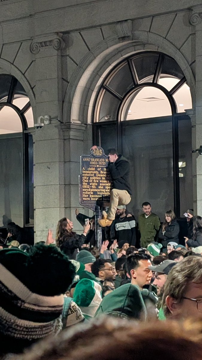 They forgot to grease the historical markers!