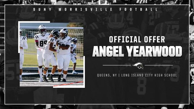Angel Yearwood (@yearwood_angel) on Twitter photo After an amazing phone call and visit I’m blessed to announce I have received my second official offer from <a href="/MvilleMustangFB/">SUNY Morrisville Football</a> <a href="/COACH_JOSH55/">Joshua campbell</a>
<a href="/CoachG_LIC/">Coach Giardina</a> After an amazing phone call and visit I’m blessed to announce I have received my second official offer from <a href="/MvilleMustangFB/">SUNY Morrisville Football</a> <a href="/COACH_JOSH55/">Joshua campbell</a>
<a href="/CoachG_LIC/">Coach Giardina</a>