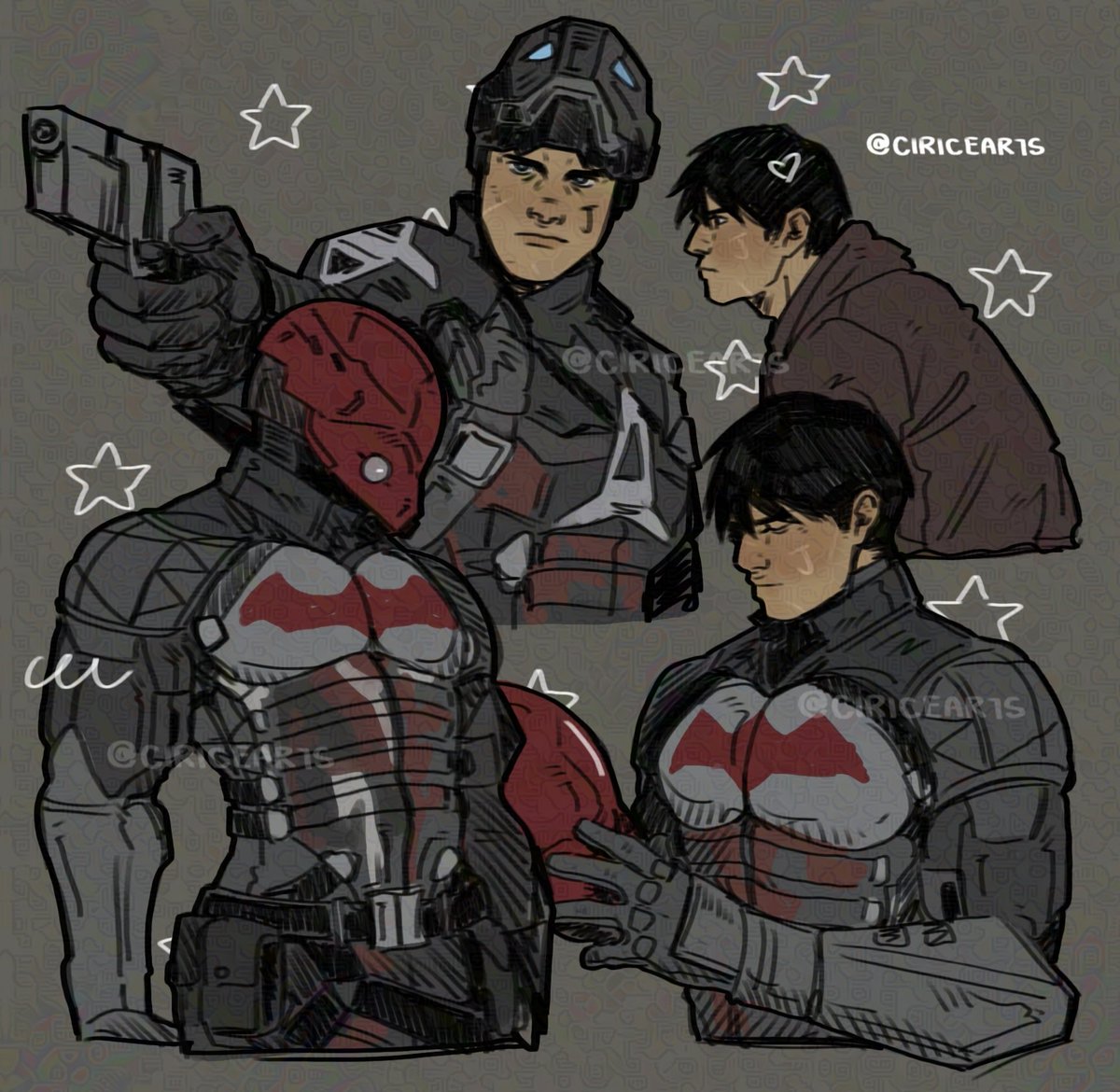 yes mom my comfort character is a traumatized man #jasontodd #redhood #arkhamknight