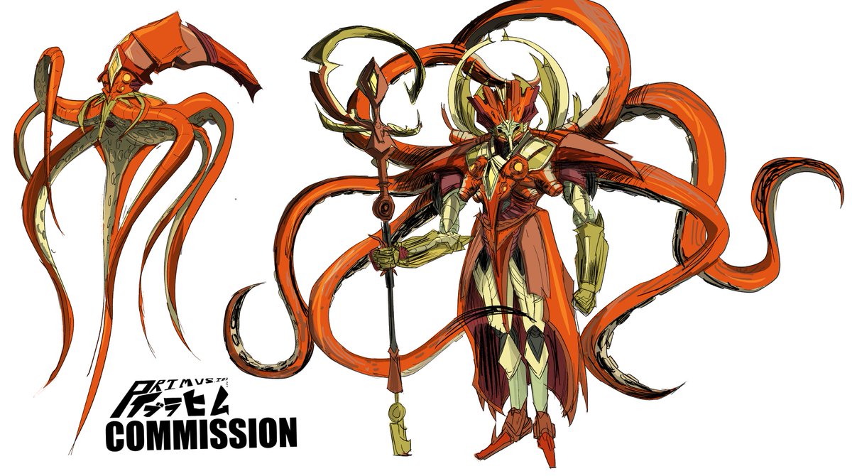 primusibi's tweet photo. Commission for ajjarrad ( on insta)
-
Character design 
-
#transformers #transformersone #scientis #alien #robot #original #myart #commission #transformersart #transformersfanart #myart #oc #octopus #commisionsopen #commisionwork #originalcharacter https://t.co/BCj6h8fZMu