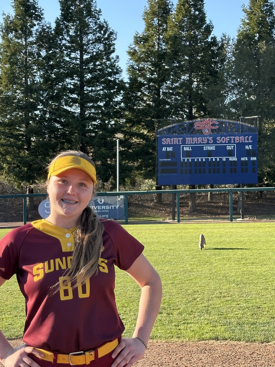 KelsieD2026's tweet photo. Thank you @GaelsSoftball for an amazing experience!!! I had a great day at Saint Mary’s in Moraga, CA @sonjagarnett @coachjell @young_frankie00 @jujusargent
@daveg4181 @CaliforniaSunc1 #CF2026 #OF2026 https://t.co/gV2IXh3lhY