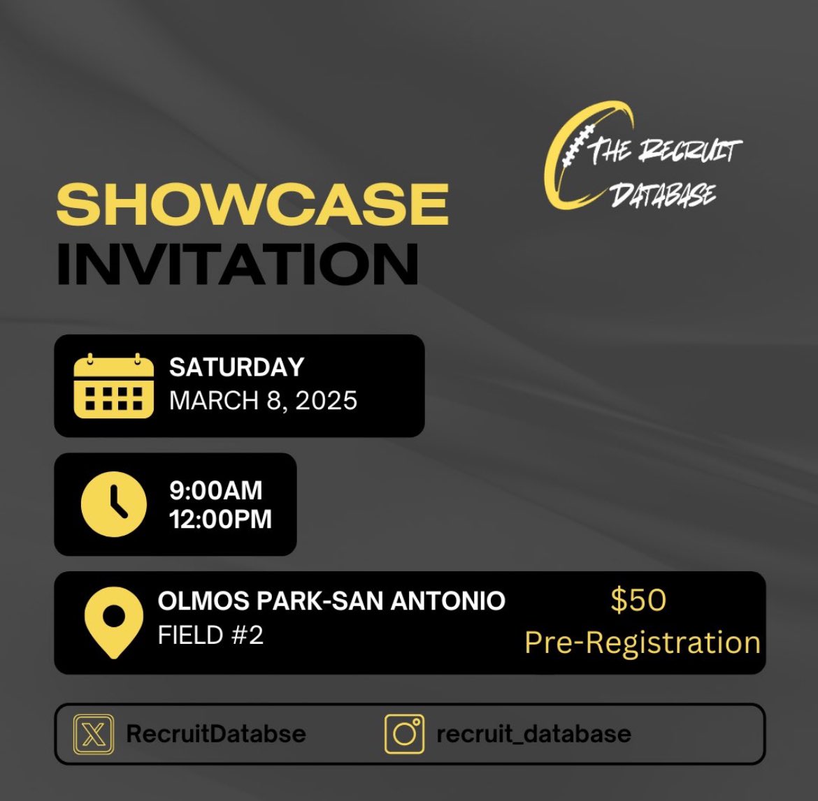 Thank you <a href="/RecruitDatabse/">Recruit Database</a> for the Invitation to showcase my skills #blessed