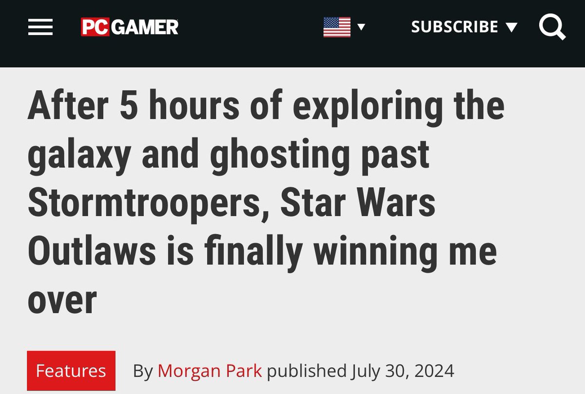 SmashJT's tweet image. This @MorganRPark ‘journo’ for @pcgamer reinforces the belief that games journalism can’t go extinct soon enough…
Latest article? Assassin’s Creed: Shadows is worth the wait.
I’m sure THIS TIME will be totally different 🤣 🤣