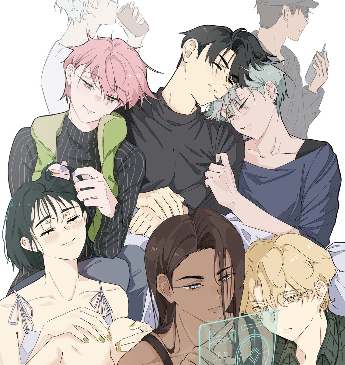 thank you for 10 followers, i drew the happy ending of alien stage!