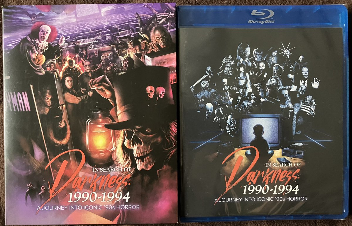 BrianMcquery's tweet image. IN SEARCH OF DARKNESS 1990-1994
A JOURNEY INTO ICONIC ‘90s HORROR
Just arrived on my doorstep!

@80sHorrorDoc 
@creatorvc 
@TikiAmbassador 
@robinblock 
@LangenkampH 
@TheHorrorMaster 
@flanaganfilm 
#creatorvc
#90shorror #HorrorDocumentary
#InSearchofDarkness
