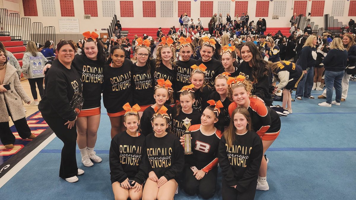 John Germano (@bengalpride67) on Twitter photo 1st out of 3rd today! These ladies are crushing it ROBMS Cheerleaders Congratulations <a href="/BarnegatSchools/">Dr. Brian Latwis</a> <a href="/brackmancheer/">Brackman Cheer</a> 1st out of 3rd today! These ladies are crushing it ROBMS Cheerleaders Congratulations <a href="/BarnegatSchools/">Dr. Brian Latwis</a> <a href="/brackmancheer/">Brackman Cheer</a>