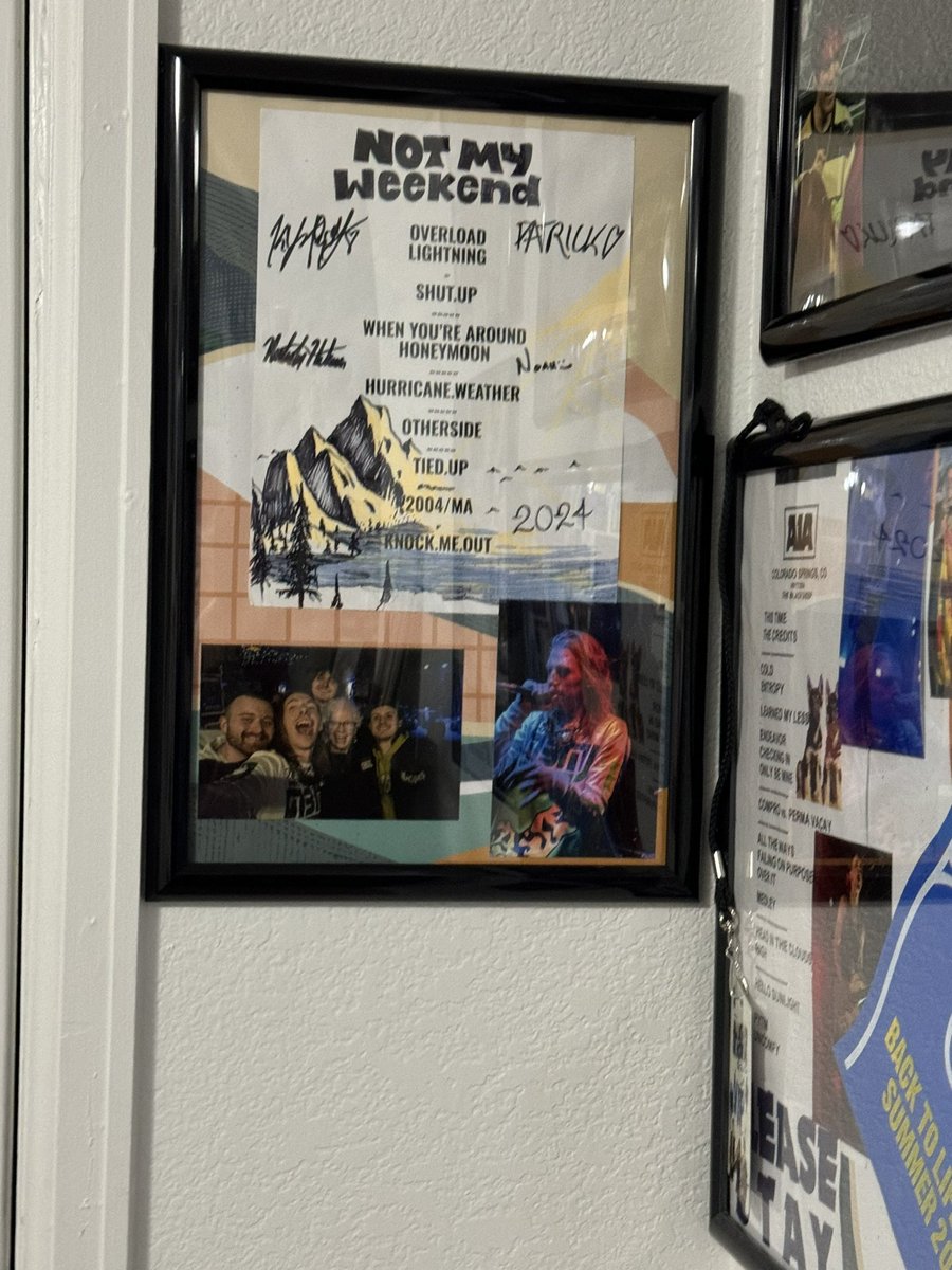 Got some more bands up on the music walls! <a href="/glimmersband/">glimmers</a> <a href="/WeAreFelicity/">FELICITY</a> <a href="/johnharvie_/">John Harvie</a> <a href="/telltalerva/">TELLTALE (THE ALBUM)</a> <a href="/NotMyWeekendWyo/">NOT MY WEEKEND</a>