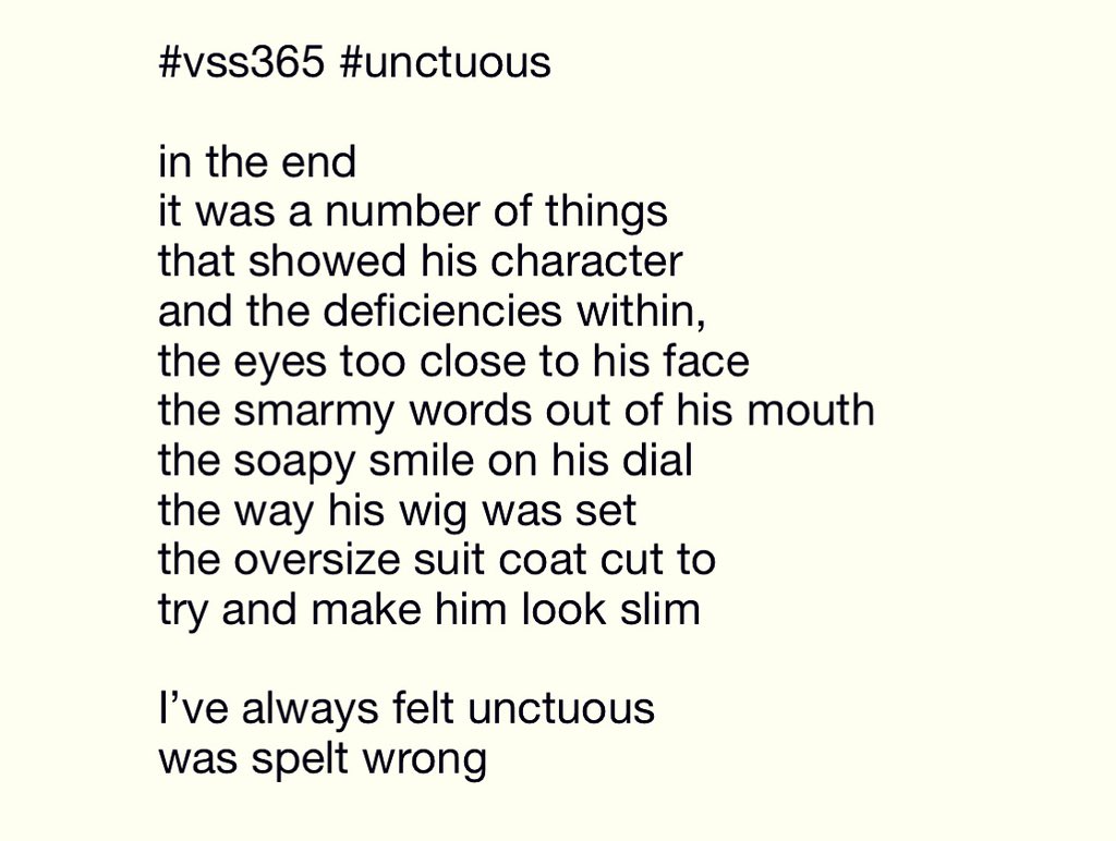 darkarsean's tweet photo. #vss365 #unctuous https://t.co/61eOjdePvE