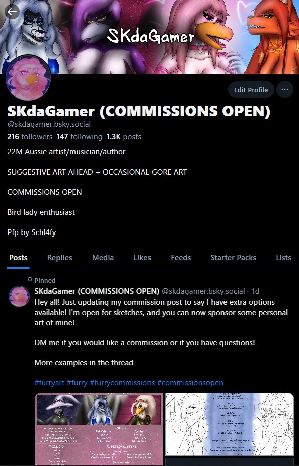 SKdaGamer | COMMS OPEN tweet media
