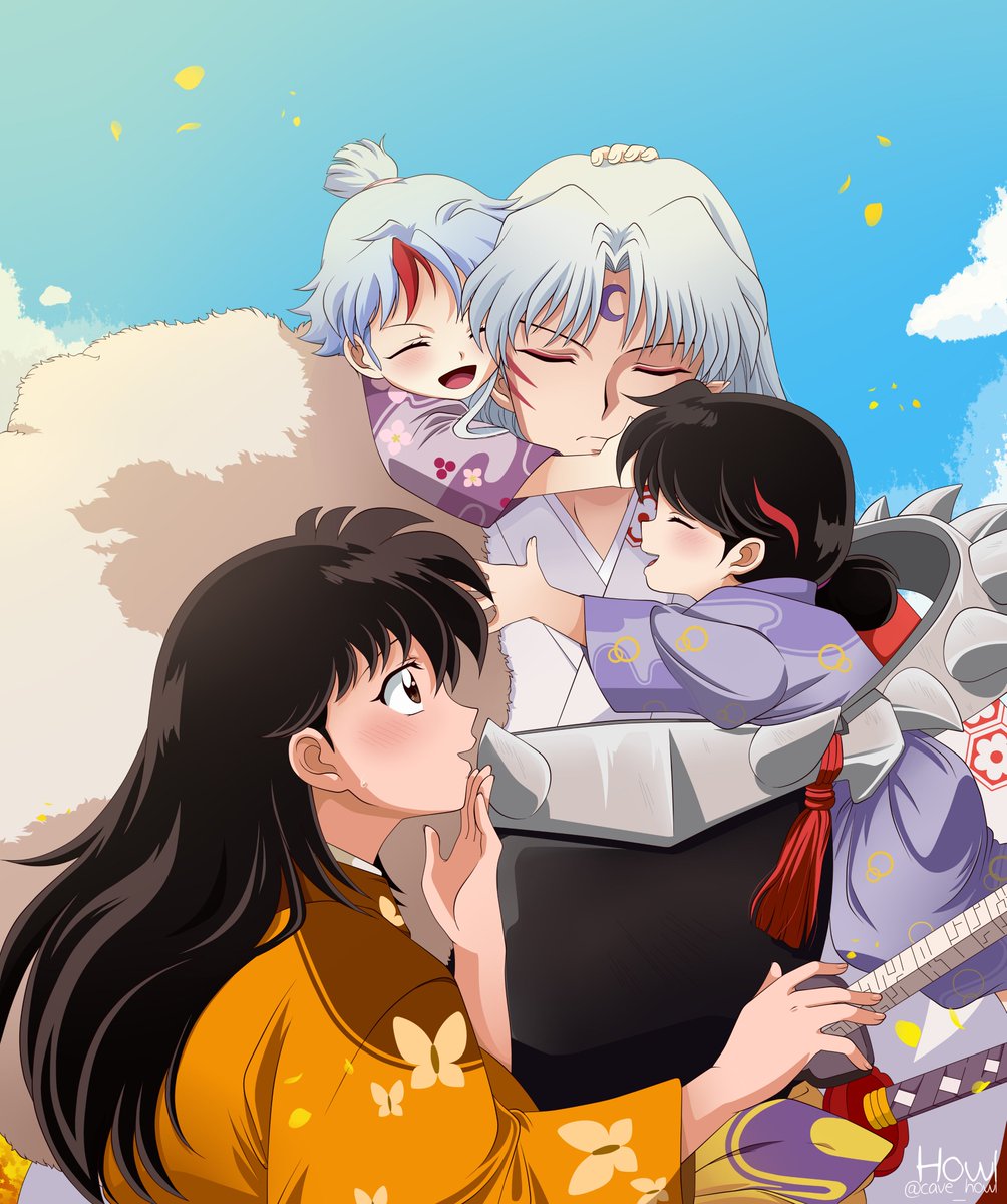 cave_howl's tweet photo. 𝑺𝒆𝒔𝒔𝑹𝒊𝒏 𝒇𝒂𝒎𝒊𝒍𝒚 ~💜💛 Manga redraw.
Papamaru estoico pero pasivo ante el amor de su familia es todo lo que está bien en este mundo ✨☺️💕
#殺りん #殺生丸 #sessrin #犬夜叉 #HanyoNoYashahime #半妖の夜叉姫 #Sesshoumaru https://t.co/eqtfYG4OGk